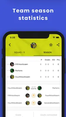 Goaly Tournaments & Teams android App screenshot 0