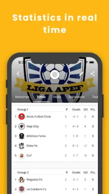 Goaly Tournaments & Teams android App screenshot 5