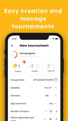 Goaly Tournaments & Teams android App screenshot 6